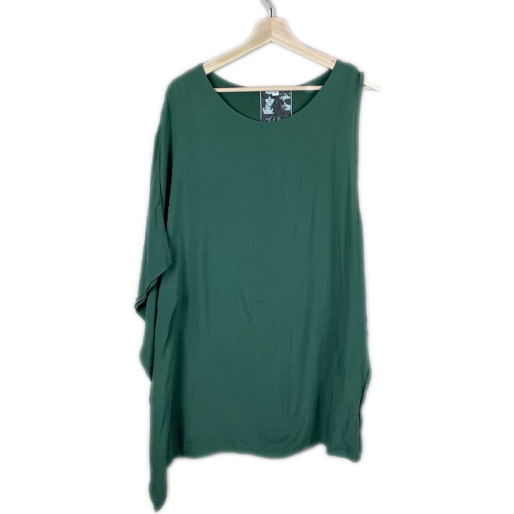 Young Fabulous & Broke Green One Shoulder Dress
